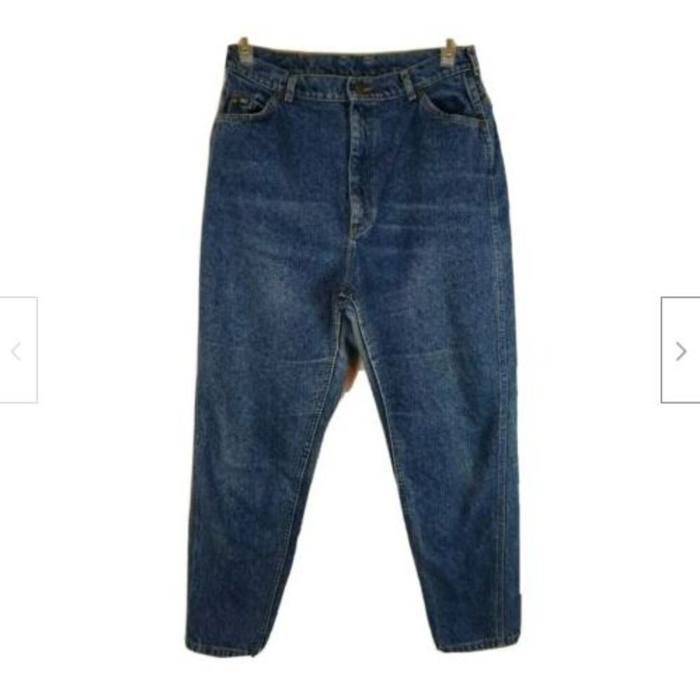 Lee Acid Wash Womens (18-29L) Vintage High Waist Blue Jeans